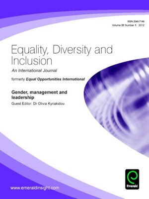 cover image of Equality, Diversity and Inclusion, Volume 31, Issue 1